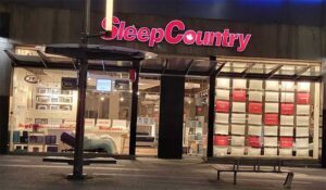 Sleep Country in Vancouver, 756 Granville St.