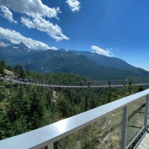 Sea to Sky Gondola in Squamish suspension bridge