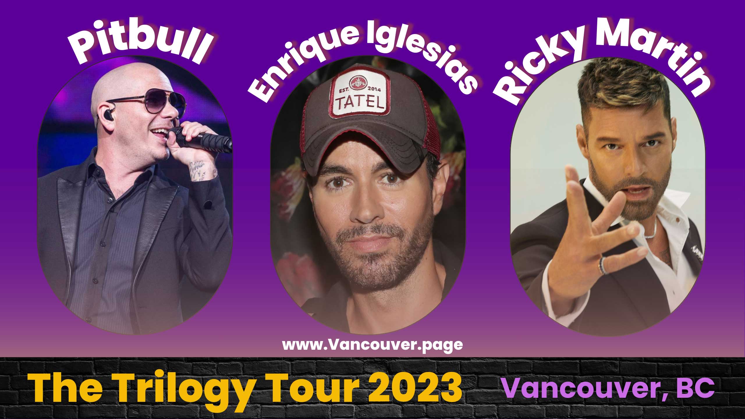 Ricky Martin, Pitbull, and Enrique Iglesias add second Vancouver show