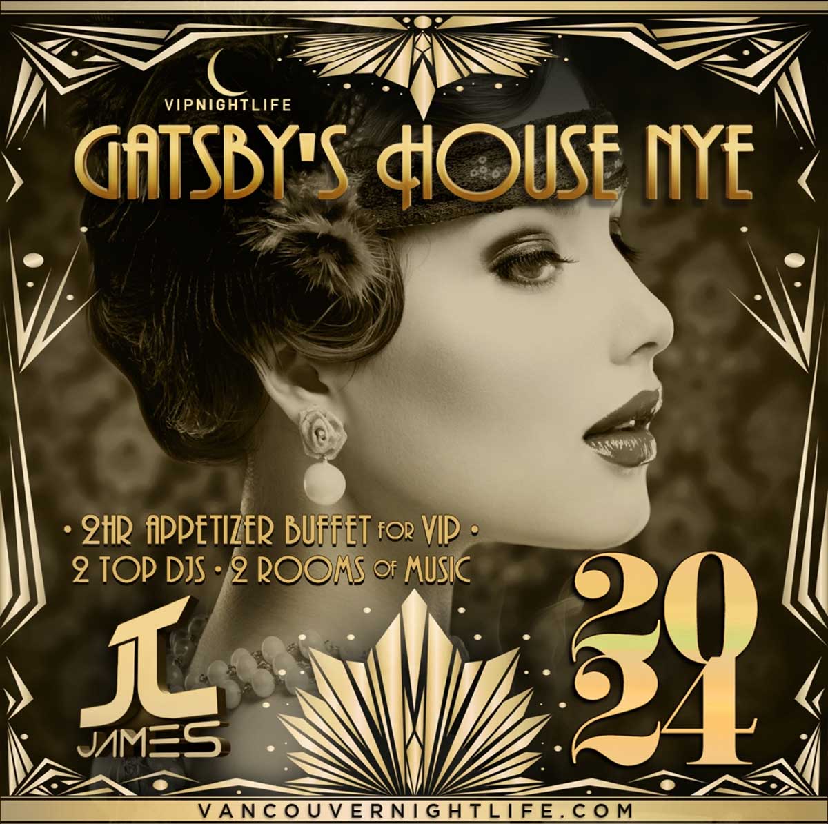 Gatsby's House 2024 Vancouver New Year's Eve Party Vancouver Page