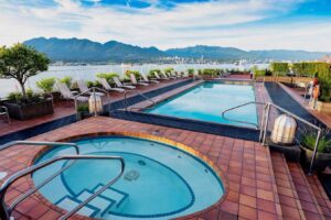 Pan Pacific Vancouver Hotel Roof Swimming Pool