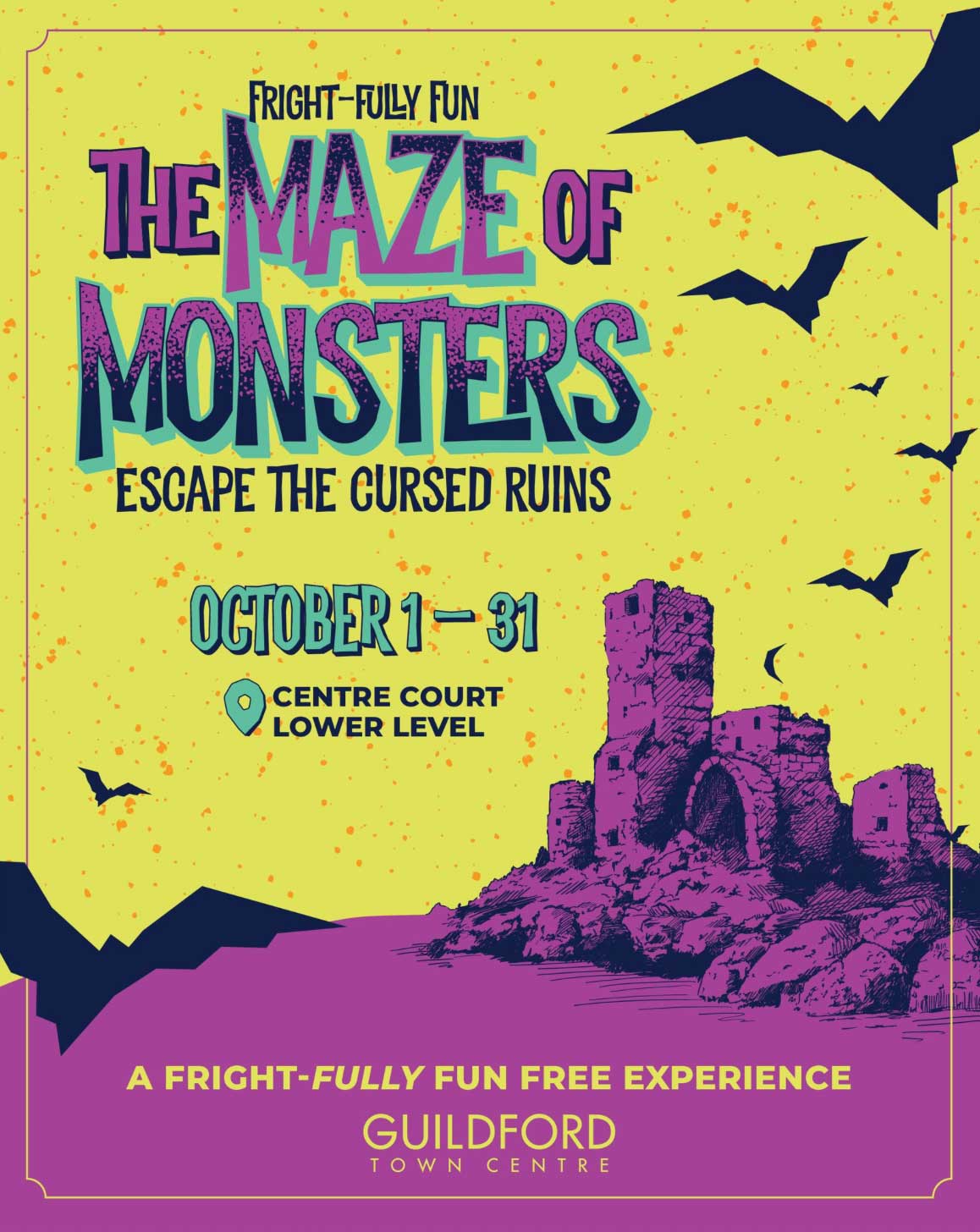 The Maze of Monsters 2025 at Guildford Town Centre in Surrey - Vancouver Page Local Events Guide