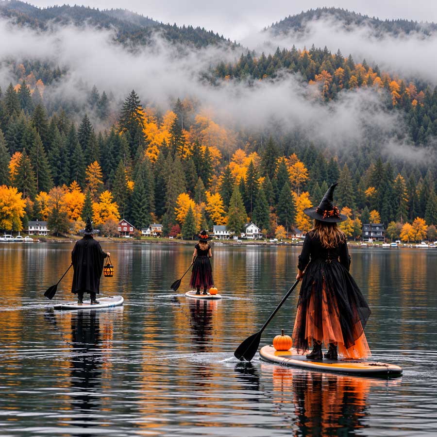Dreadful Deep Cove Halloween Paddle in North Vancouver